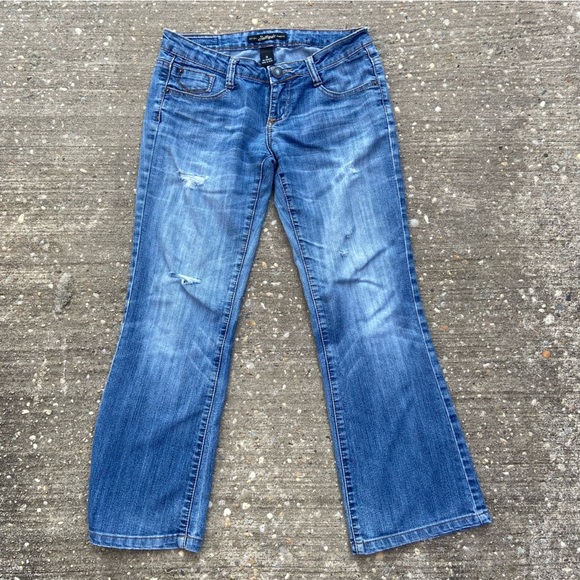 Southpole Jeans Denim Bling 3 Boot Cut‎ 32x28 Distressed western  Cowgirlcore - Picture 1 of 9